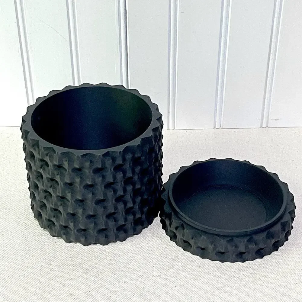 Modern Geometric Planter Pot, Rugged Planter Pot, Small Indoor Flower Pot